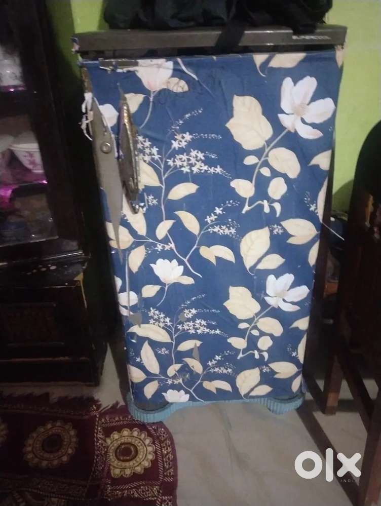 Sofa and fridge