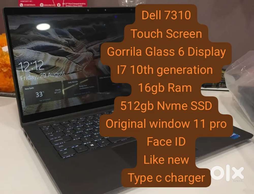 Dell I7 10th Generation touch
