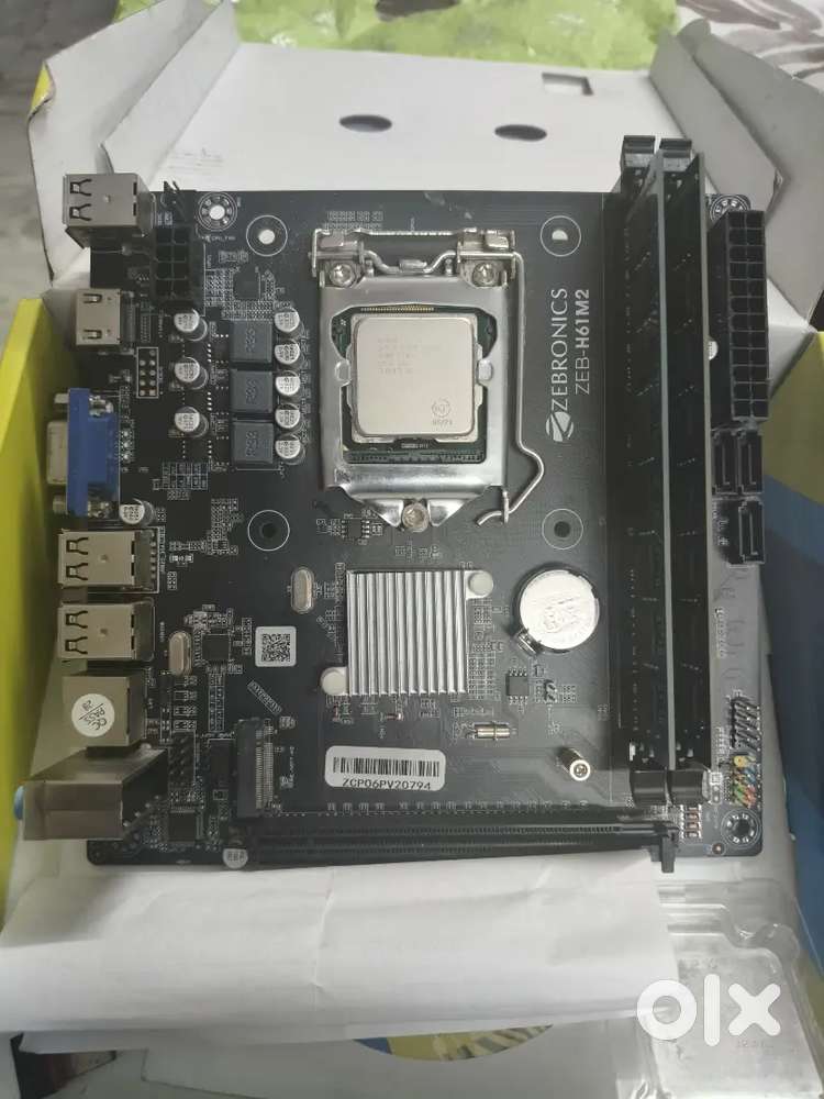 Motherboard Zebronics h61m2 etc
