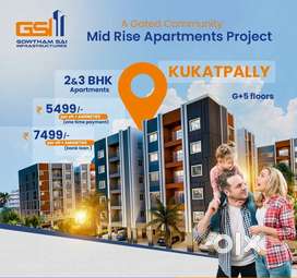 3 Bhk & 2 Bhk Flats for Sale Kaithalapur Hytechcity KPHB KUKATPALLY