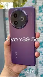 Vivo y 39 8+256 ,Bill ,box all accessories,only 3month old phone