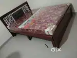New queen size bed with mattress in wholesale price cod available