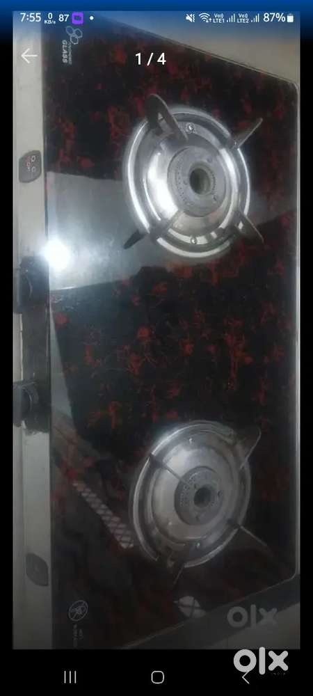 TWO BURNER GAS STOVE