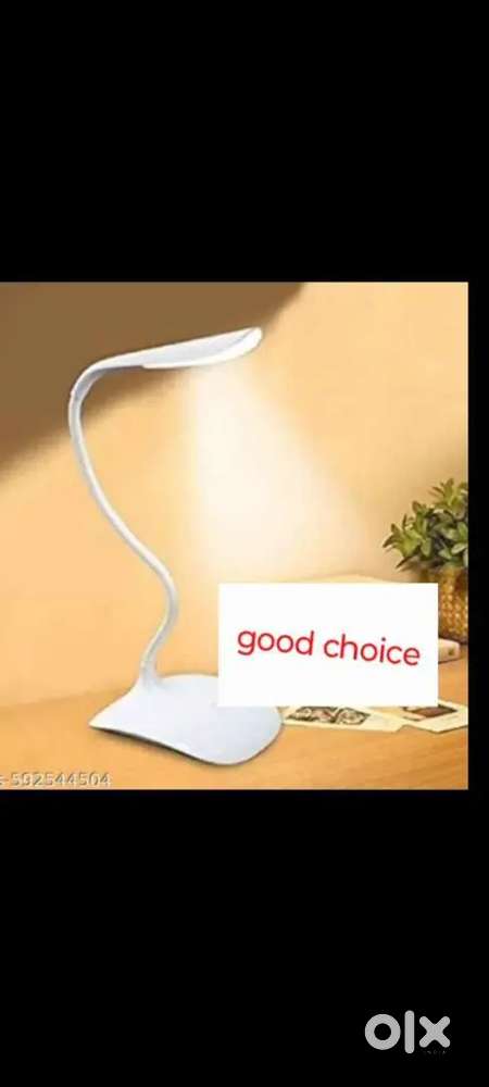 LED adjustable reading lamp, three mode brightness white.