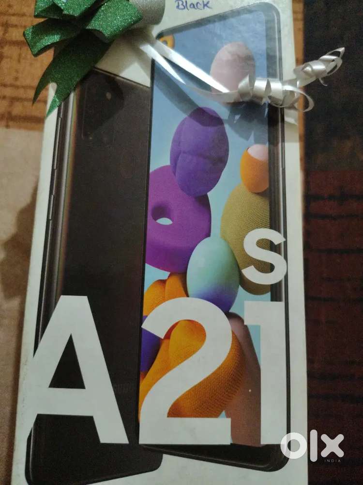 Samsung Galaxy A21s with 4GB RAM and 64GB storage black colour
