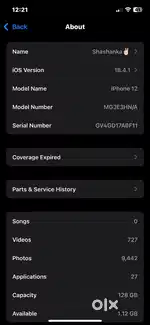 Iphone 12 (128gb)