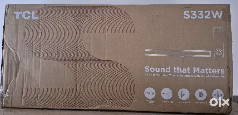 TCL 2 1 channel sound bar