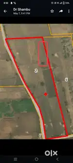 2 acre 16 gunta east and south road