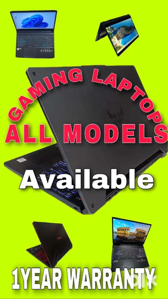 GAMING LAPTOP ALL MODELS Available