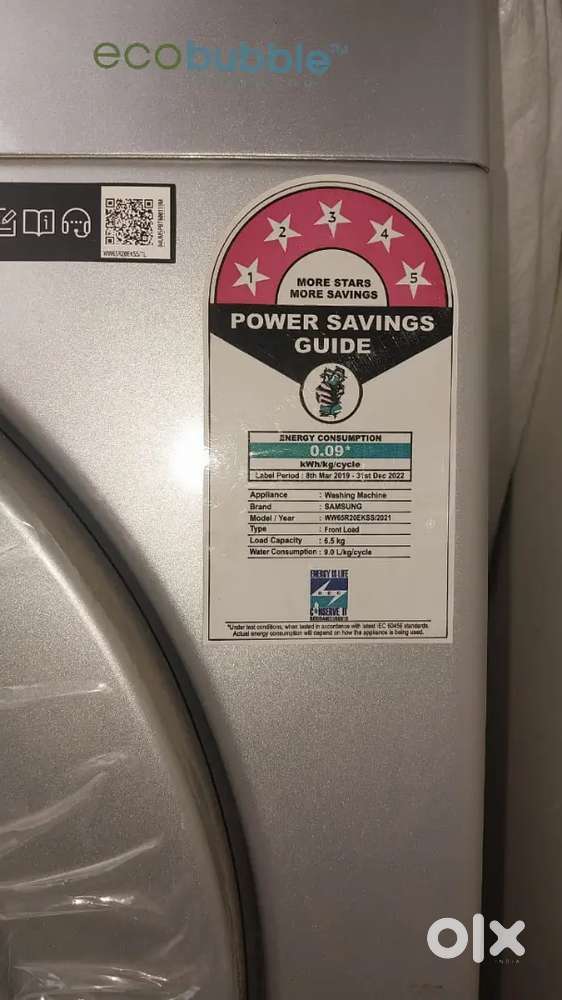 Samsung washing machine 6.5