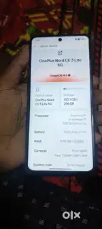 Nord Ce3 lite 5G 8/256 GB Simcard No Support Aur Koi Problem Nha Ha