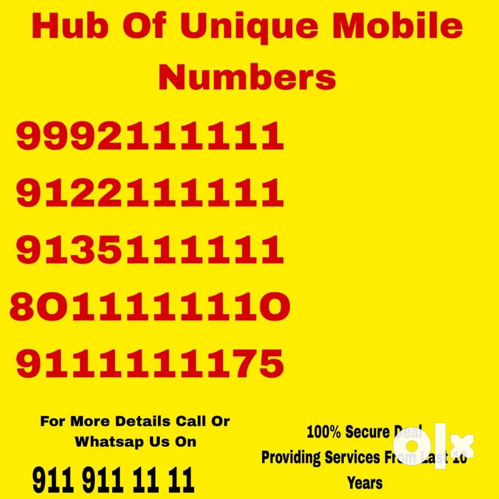 Fancy vvip mobile numbers