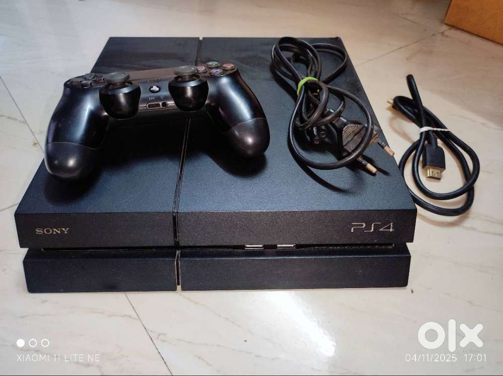 Second-Hand PS4 (1TB, Jet Black) – Good Condition  ₹13,000