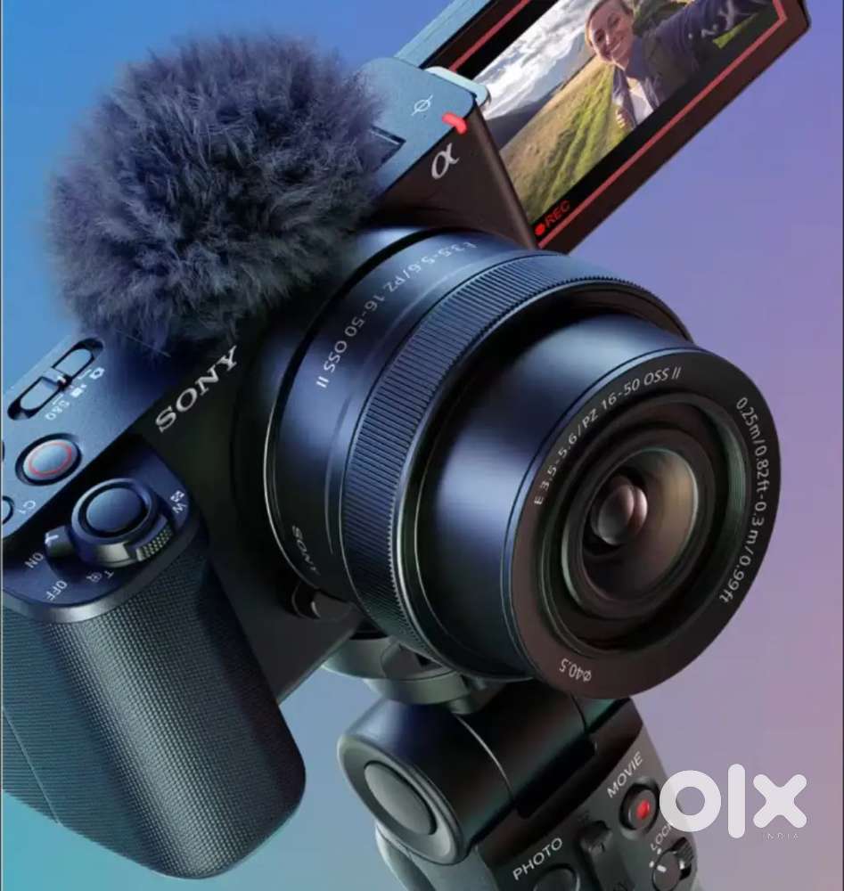 Sony zve10 camera and lens
