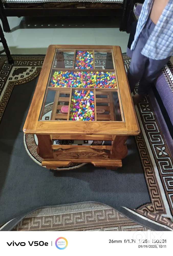 Sofa with center table