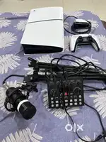 PS5 gaming console subscription whole live stream setup with ps5 camer