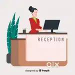 Female receptionist