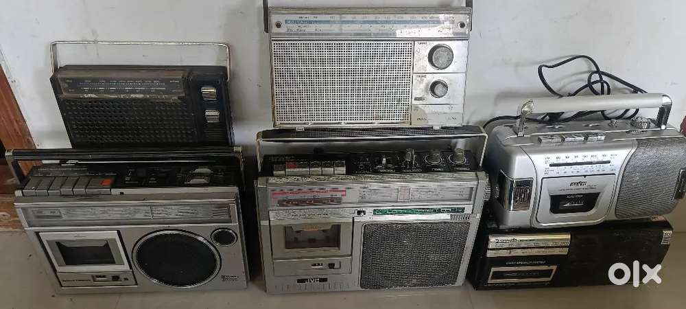 JVC Panasonic sanyo etc radio  working condition total price 5500₹