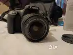 Canon 1500D with lens and all the accessories