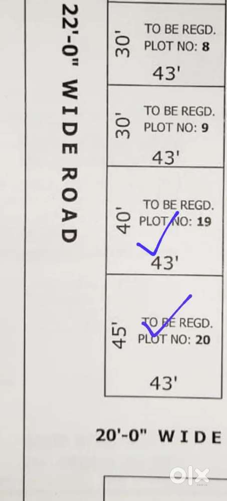 278 Sqyds-EAST; 406 Sqyds-NORTH&WEST Corner;150 MTRS National Highway