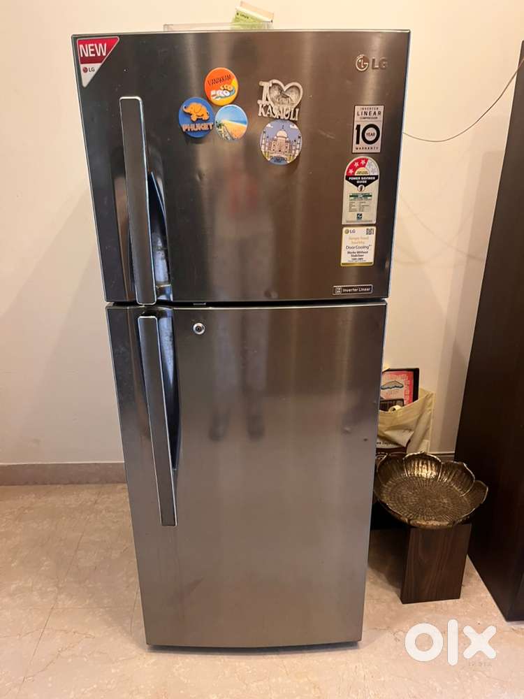 3 star double door LG 260 litres refrigerator