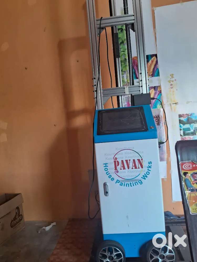 Wall printer machin