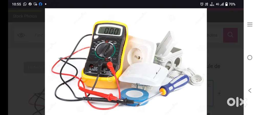 For Electrical or electronics repair maintenance, installation work