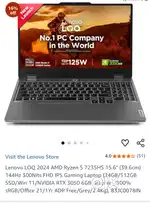 Lenovo new  laptop