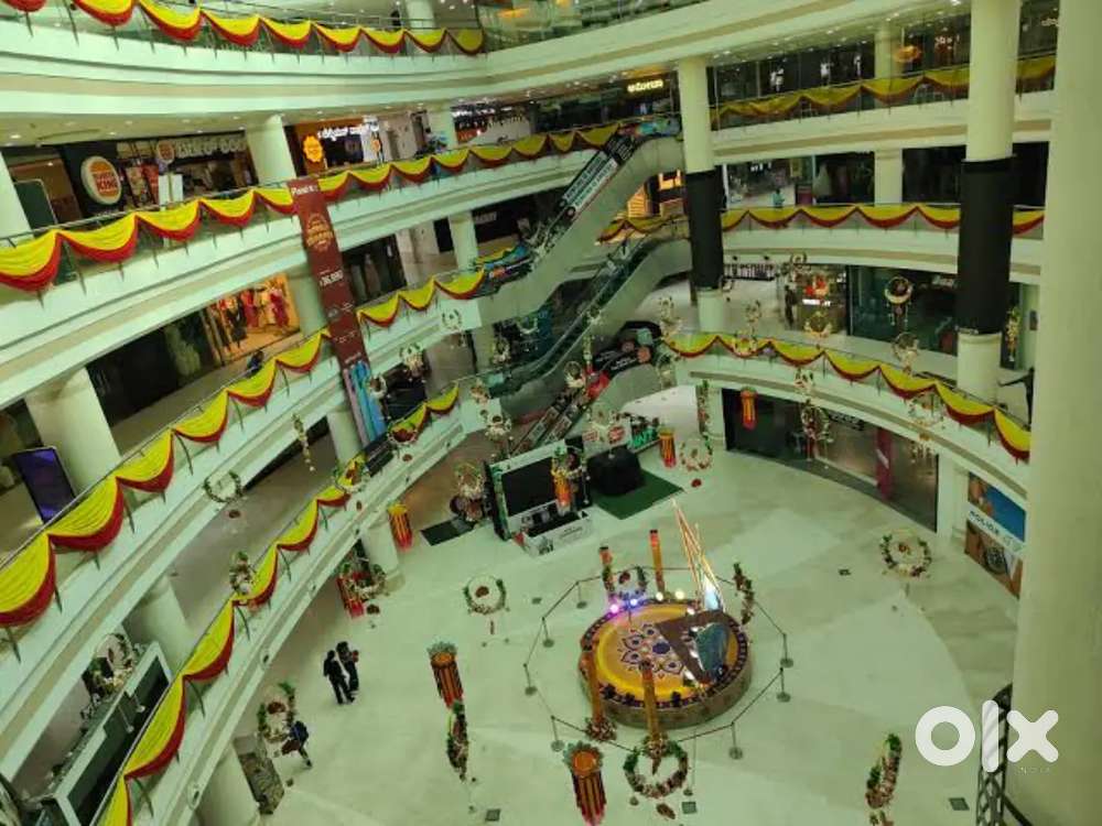 Work from shopping mall