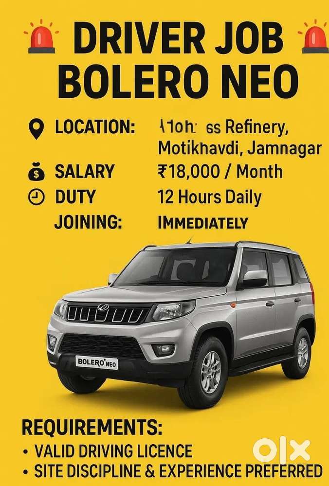 Driver in motikhavdi jamnagar