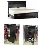 Brand new 4x6 double cot+mattress only 7500 with free delivery