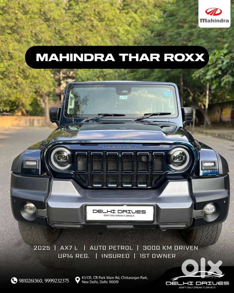 Mahindra Thar Roxx AX7 L Petrol AT 2WD, 2025, Petrol