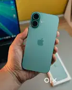 Selling my 4month old iphone 16 with bill and Box. Refurbished