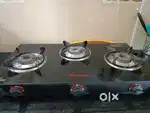 Butterfly 3 burner glass top stove