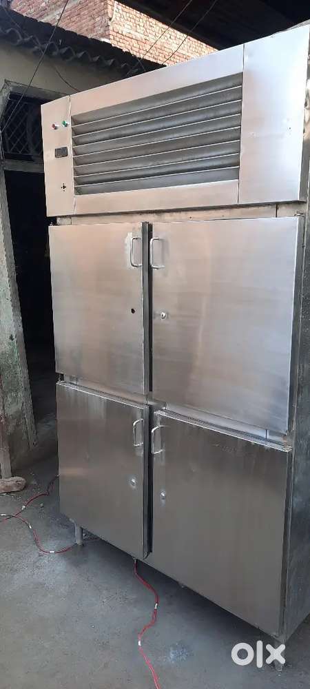 Used commercial kitchen equipments four door fridge vetical ss chiller