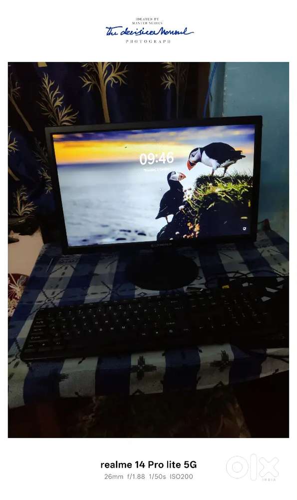 Hp cpu with under warranty monitor