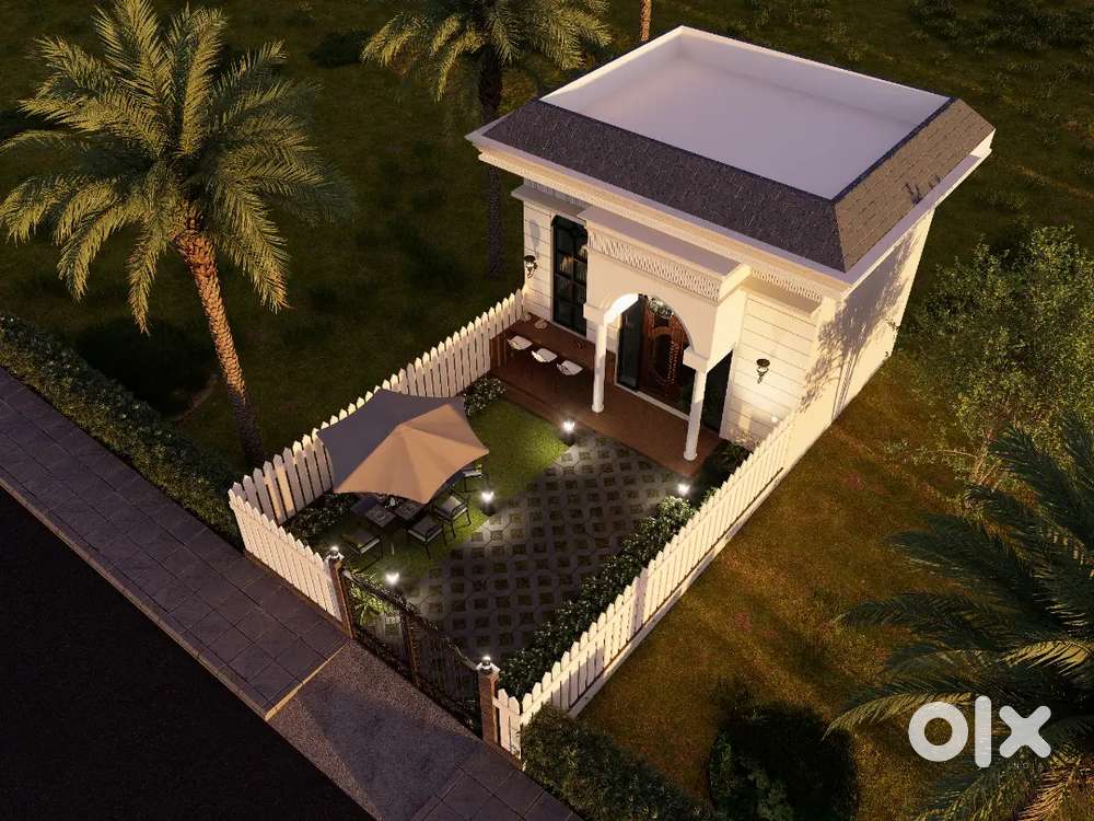 Luxury gated society hai ,