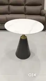Round Coffee Table With Marble Top