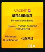 Work from home ( part time - full time)