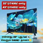 UHD SONY 43_ inch smart Android led tv just 11566