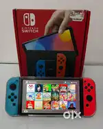 Nintendo Switch Oled Gaming Handheld Console System Used