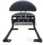 Bullkartzone Pillion Backrest and rack for Thunderbird