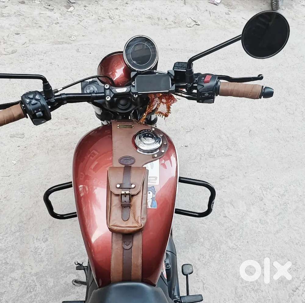 JAWA 42 FJ TANK STRAP/TANK TIE WITH THROTTLE WRAPS