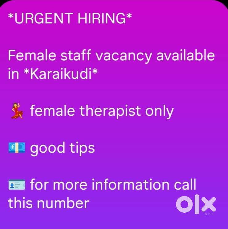 Spa female therapist wanted