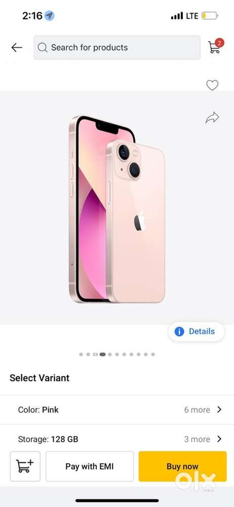 I phone 13 128 gb just 2 month use