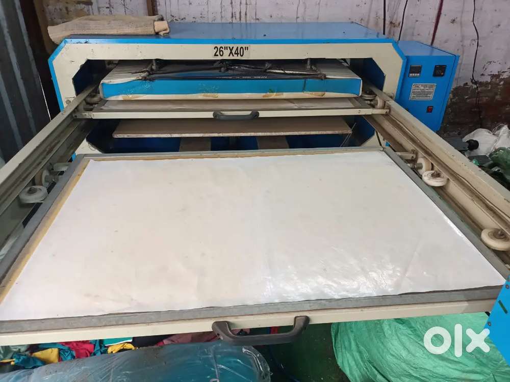 Heat press machine 26 by 40 size with compessor