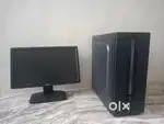 Monitor and CPU cabinet