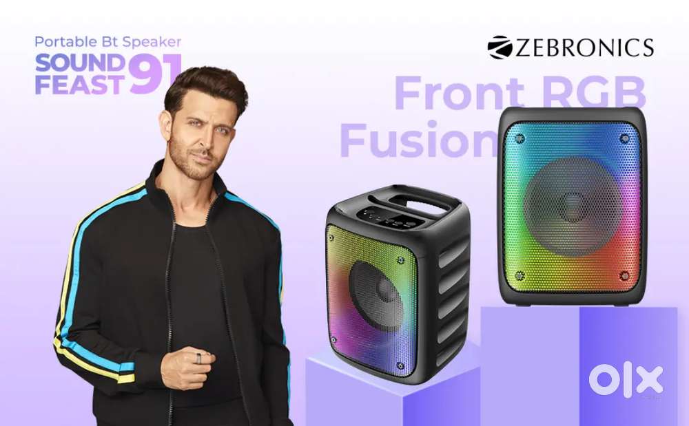 New Zebronic 500 Bluetooth Speaker (24W) No Bargening Plz