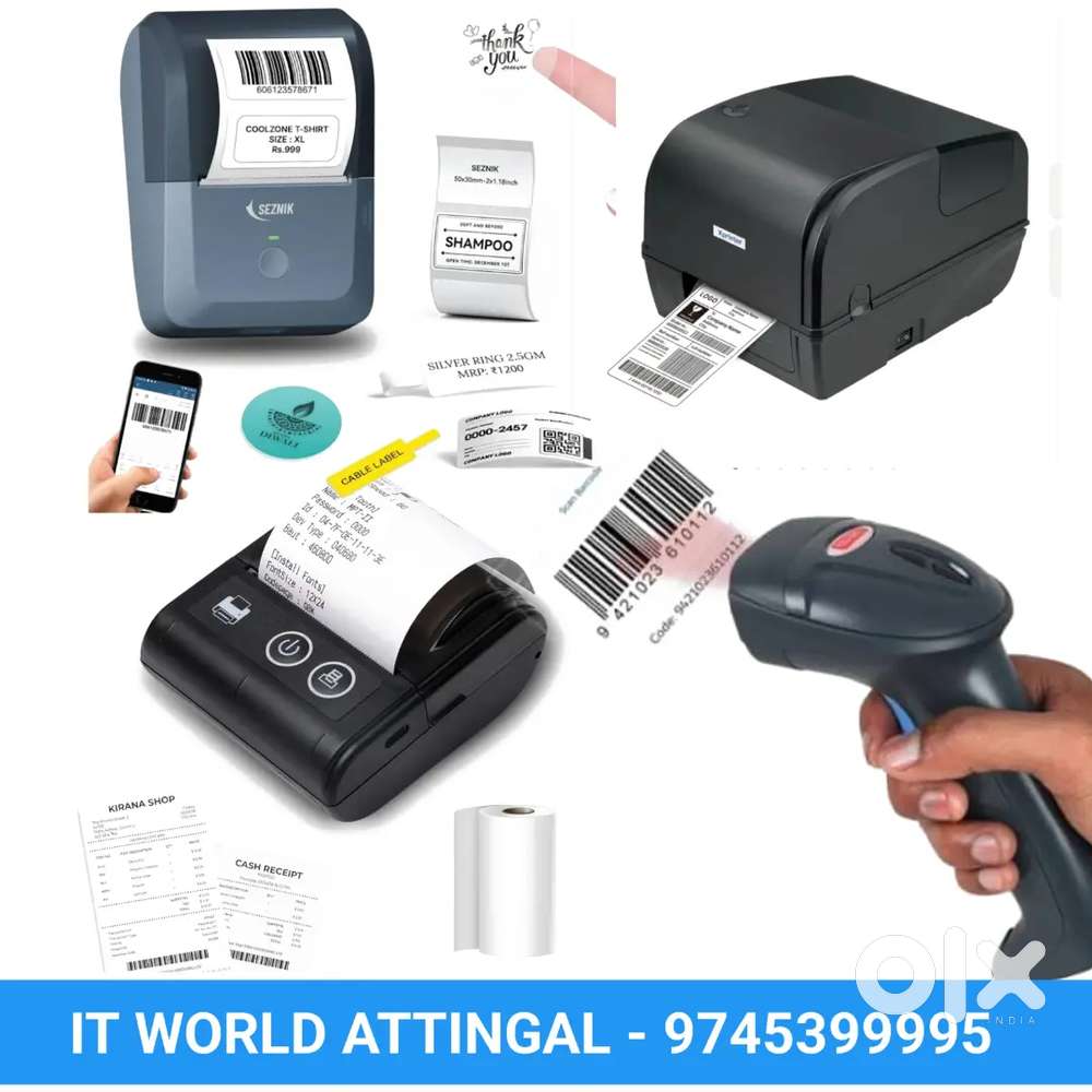 Thermal Printer  Barcode printer  Barcode scanner combo
