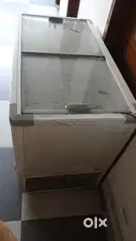 1 Sharp Double door refrigerator amd 1 deep freezer